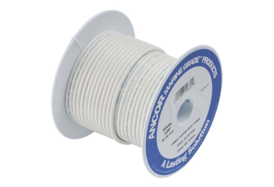 Cable 18 AWG 1000ft White (0.8mm2)