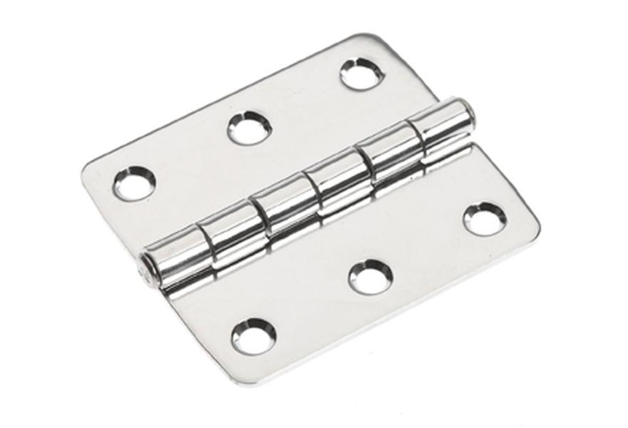 Hinge butt 75 x 66 mm SS316 electro polished