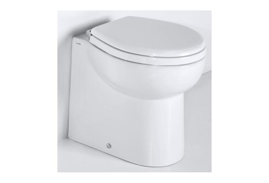 Toilet SMART 24V without bidet kit water inlet device & flush control (white) with soft close seat & cover