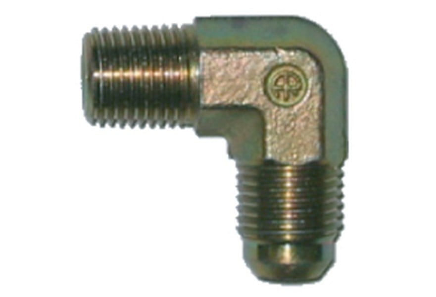 Elbow steel G3/8 conic JIC M9/16 for hydraulic flexible hose