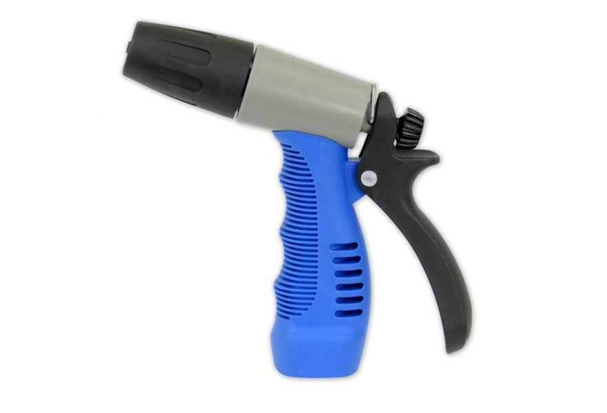 Nozzle with rubber tip and comfort grip