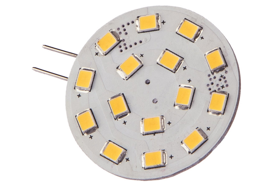 Bulb LED retrofit G4-Pro15-WW-SP 12-24V 2.3W GU4 base with side pin (pro series)