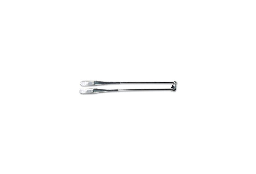 Wiper arm PU 675-790 mm Polished with 1 adjustable spring (SS316) for blade 800mm maximum
