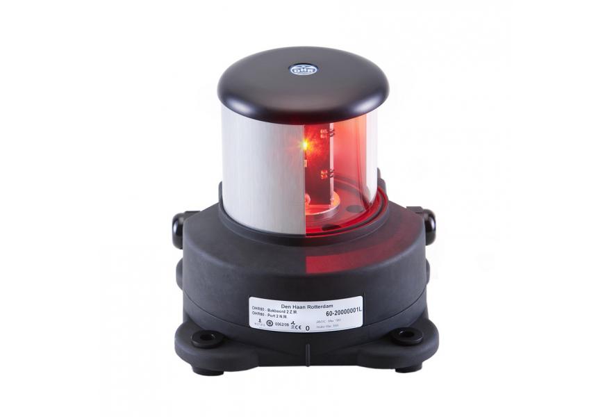 Navigation LED Red DHR60 24V 360 deg. base mount light 2nm minimum visibility (Until stock lasts)