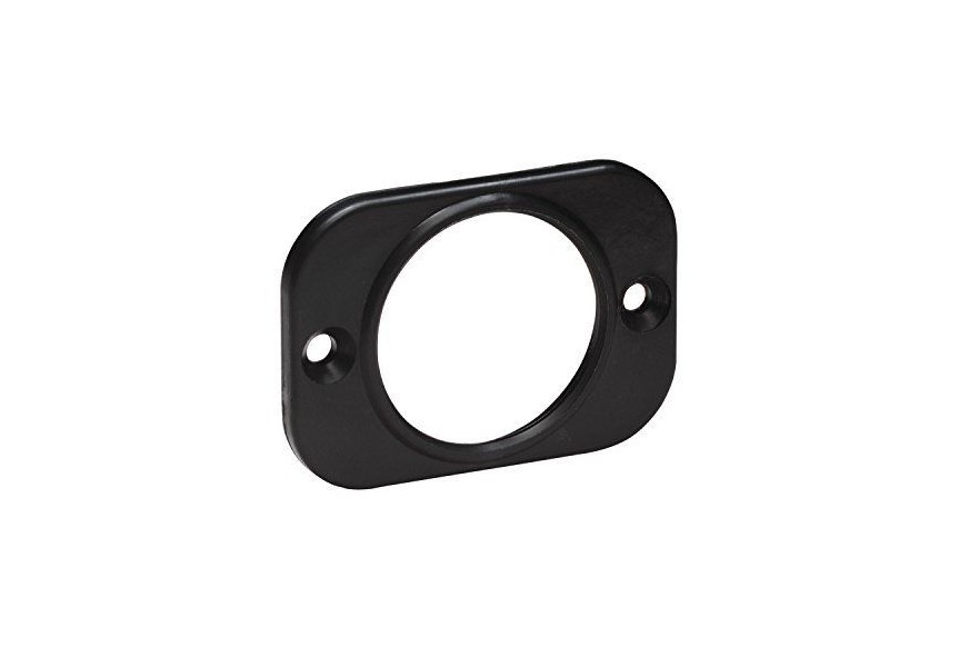 Mounting plate Black for receptacle 08.10.0096