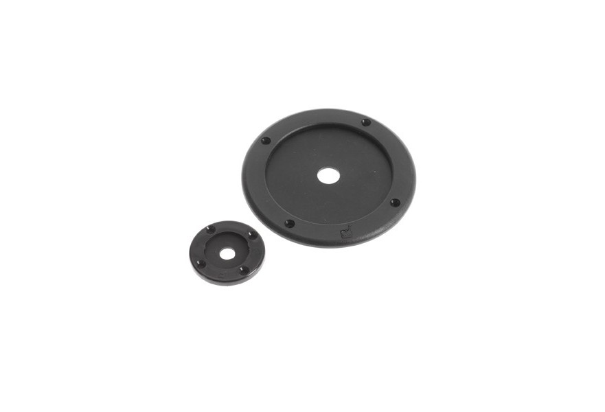 Cable outlet OD 50 mm plastic / rubber Black