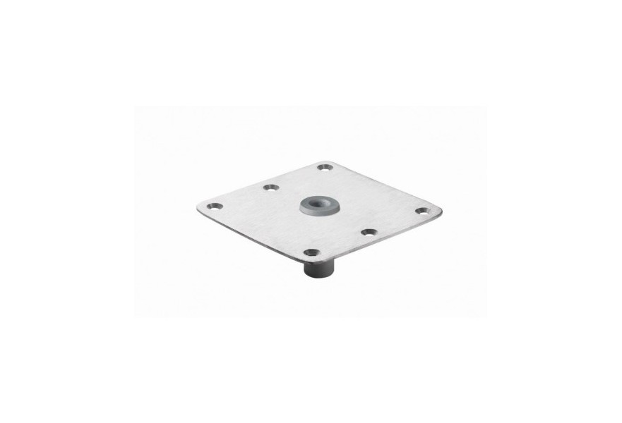 Seat baseplate PCQBASEC for quick positioning pedestal series click connection 174 x 174 mm