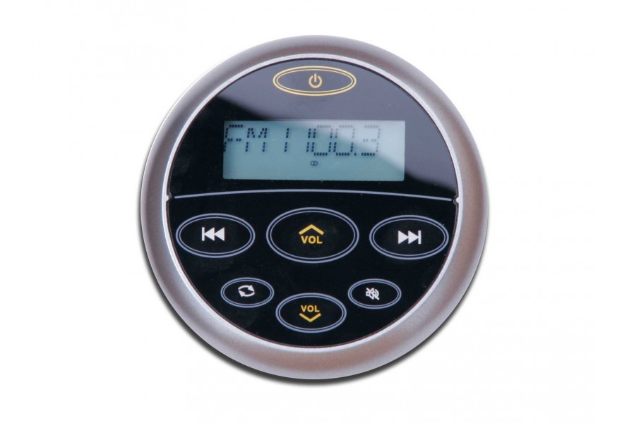 Stereo remote control MR45 (wired) with display Black body  (Until Stock Lasts)