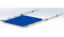 PTX2 5ft 52.5" to 58.5" centerline width navy blue