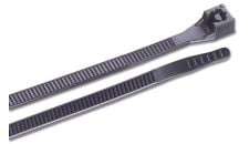 Obsolete-Cable tie 8" Dia. 2" standard UV resistant Black (25 pc)