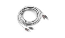 Cable audio interconnect 18ft 2 CH twisted pair RCA with brass connectors