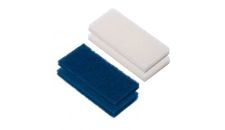 Scrub Pad (30 pcs) White Soft DM260 10 x 25 x 2.5cm