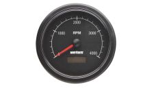 Gauge rpm/hour counter TACHB black 12/24V (0-4000 rpm) cut-out Dia. 100 mm