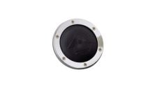 Foot Switch Chrome bezel 12/24V 150A max Dia. 104x21Hx47D mm V stabilized water proof diaphragm with mounting screws
