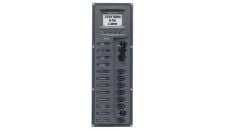Panel 900-AC2V-ACSM 230V 2 input+ 8 load vertical mount with digital meter