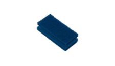Scrub Pad Blue Medium 10 x 25 x 2.5cm DM251 (10 pc pack)
