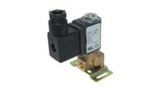 Solenoid valve V-69-K Brass 12V 10 "bar (max) 1/8" NPT female connection with mounting accessories