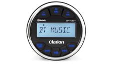 Receiver digital media GR10BT for AM/FM/WB with built-in bluetooth and rear USB port 4 x 16W @ 4Ohm IPX5(front) and IPX3(rear) LCD display and illuminated keypad