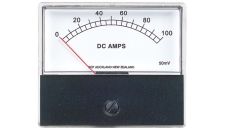 Ammeter analog 0-50A DC 50A-50mV
