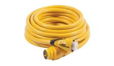 Shore power 12 ft 30A 125V (Y) EEL cordset (Easily Engaged Lock) Yellow colour  (Until Stock Lasts)