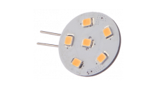 Bulb LED retrofit G4-Pro06-WW-SP 12-24V 1W GU4 base with side pin (pro series)