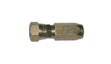 Connector steel ID 8 mm JIC M9/16 for hydraulic flexible hose