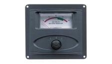 Voltmeter analog 12V 3 input panel