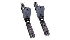 Kayak foot brace 15" with trigger lock (pair). universal adjustable