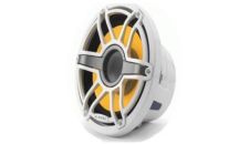 Subwoofer 8" M6-8W-S-GwGw-i-4 LED gloss white trim ring gloss white sport grille coaxial system