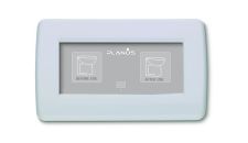 Toilet Control panel STANDARD 2 button (with Ivory & Black frame)