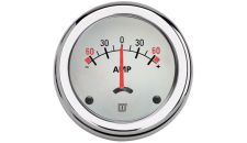 Ammeter AMPWL white 12/24V (+/- 60A) cut-out Dia. 52 mm with built-in shunt