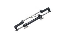 Steering cylinder 100.8kgm MTC100Z 163.3cc 203 mm stroke with connectors for 12 mm OD hose for outboard engine & Z-Drive max 300 hp