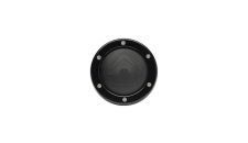 Foot Switch black plastic bezel 12/ 24V 150A max Dia. 108x20Hx49D mm UV stabilised water proof diaphragm with mounting screws
