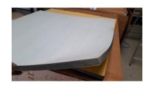 Insulation MISO100W 1000x1000x20 mm flexible sound deadening plate with White top layer until stock lasts