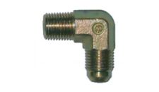Elbow steel G1/4 conic JIC M9/16 for hydraulic flexible hose