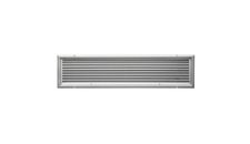 Vent air suction ASVREC20 louvred rectangular anodized Aluminium frame & grill
