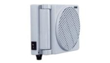Fan fold away 12V 0.8A rotating louver wall / ceiling/ dash mount (includes installation hardware)