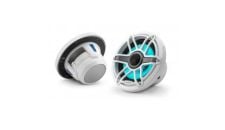 Speaker 6.5" M6-650X-S-GwGw-i LED gloss white trim ring gloss white sport grille coaxial system (pair)