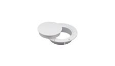Snap-In Deck Plate, 3" White