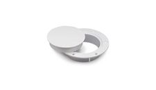 Snap-In Deck Plate, 4" White