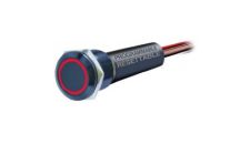 Switch BTASMTSW-L/MB momentary 12V Blue LED Black Anodized Aluminium Programmable (at 5,10,15,20A) Resettable Push Button