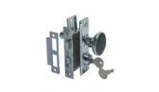 Mortise lock set (0927) "2-3/4" x 2" chromed zinc alloy