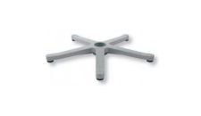 Seat base 5leg dia.676mm for 76mm dia. column (not to be used in combination with seat-slides) powder coated silver aluminium