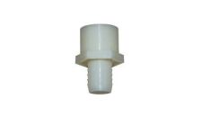 Hose connector plastic female 3/4" x3/4" hose tail White (NPSM thread)