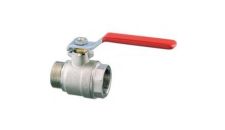 Valve ball 3/8" M-F Art1576 Brass (Nickel plated) PN30 full flow. Handle made of coated iron.