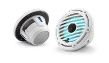 Speaker 6.5" M6-650X-C-GwGw-i LED Gloss White trim ring Gloss White Classic grille coaxial system (pair)