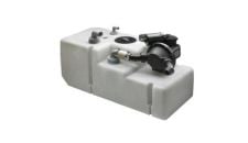 Tank Waste water system 61L 12V (includes plastic tank fitted with pump, sender & suction pipe excluding inlet fitting)