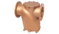 Strainer 100 mm PN16 flanged, side entry, Bronze body