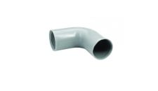 Hose connector plastic Dia. 127 mm 90 deg. bend (suitable for transom exhaust connection)