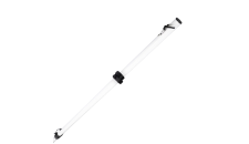 Pole white 76mm fixed 3.5mm wall
